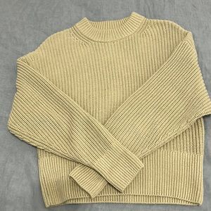 EVERLANE Texture Cotton Crew Sweater
